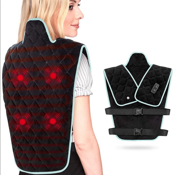 Heating Weighted Massage Pad for Back Pain Relief